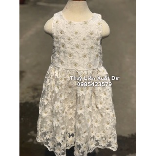 Đầm ren hoa cúc bé gái primark dư xịn