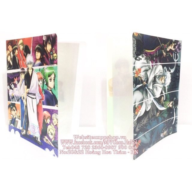 Kẹp bài kiểm tra gintama 30 lá để được 60 ảnh bài