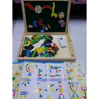 Bộ xếp hình gỗ nam châm