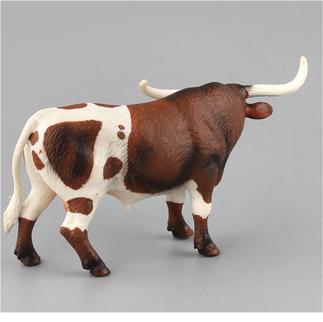 Đồ chơi Mô hình đọng vật hoang dã bò sừng dài texas