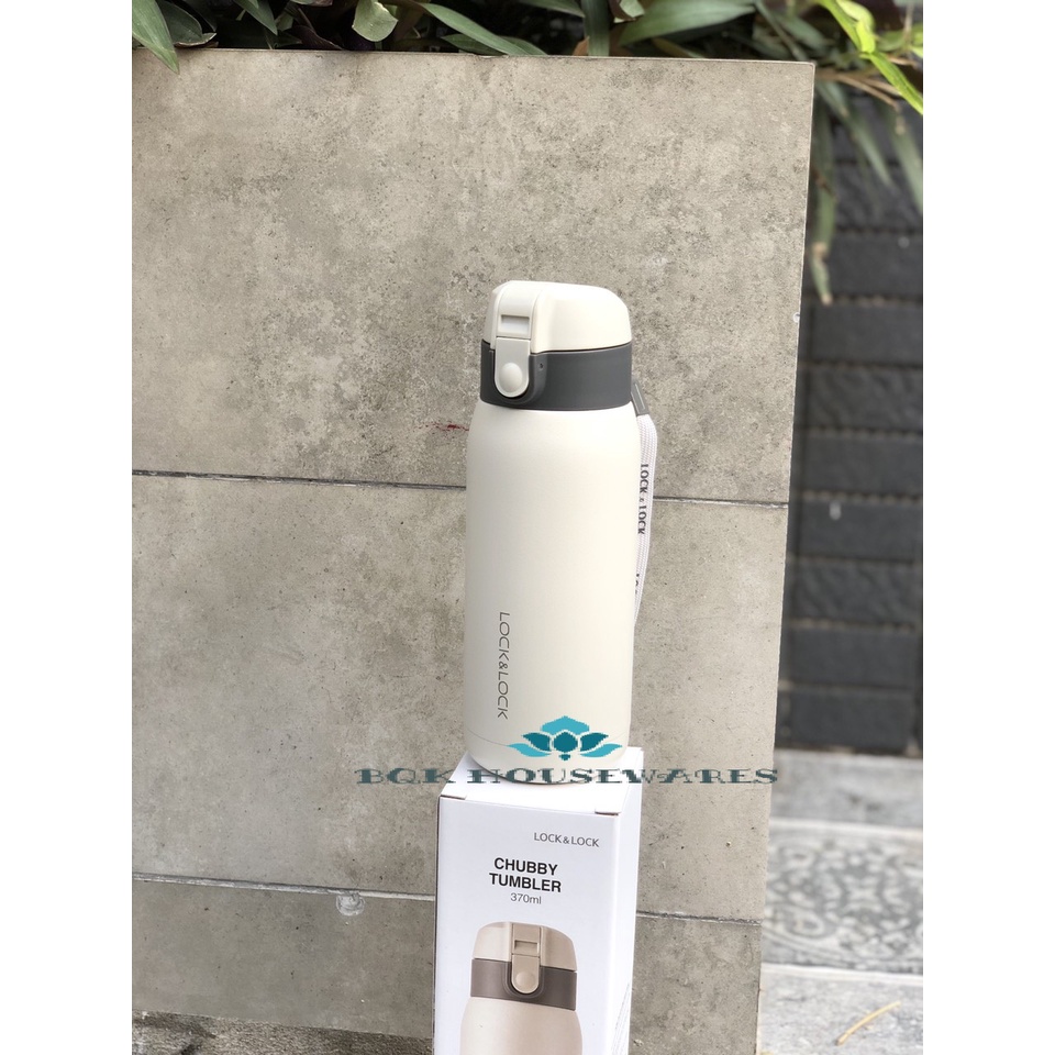 Bình giữ nhiệt Lock&Lock có dây treo Chubby Tumbler dung tích 370ml LHC3233