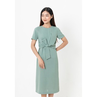 De Leah - Đầm Suông Xoắn Eo Nơ - Thời trang thiết kế