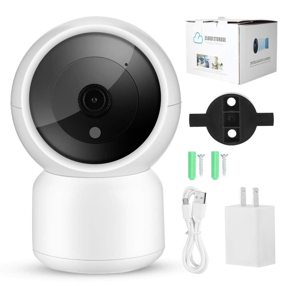 Wifi Camera Tuya FullHD 1080p có cổng LAN , quay 360 độ, hồng ngoại, đàm thoại, cảnh báo chuyển động