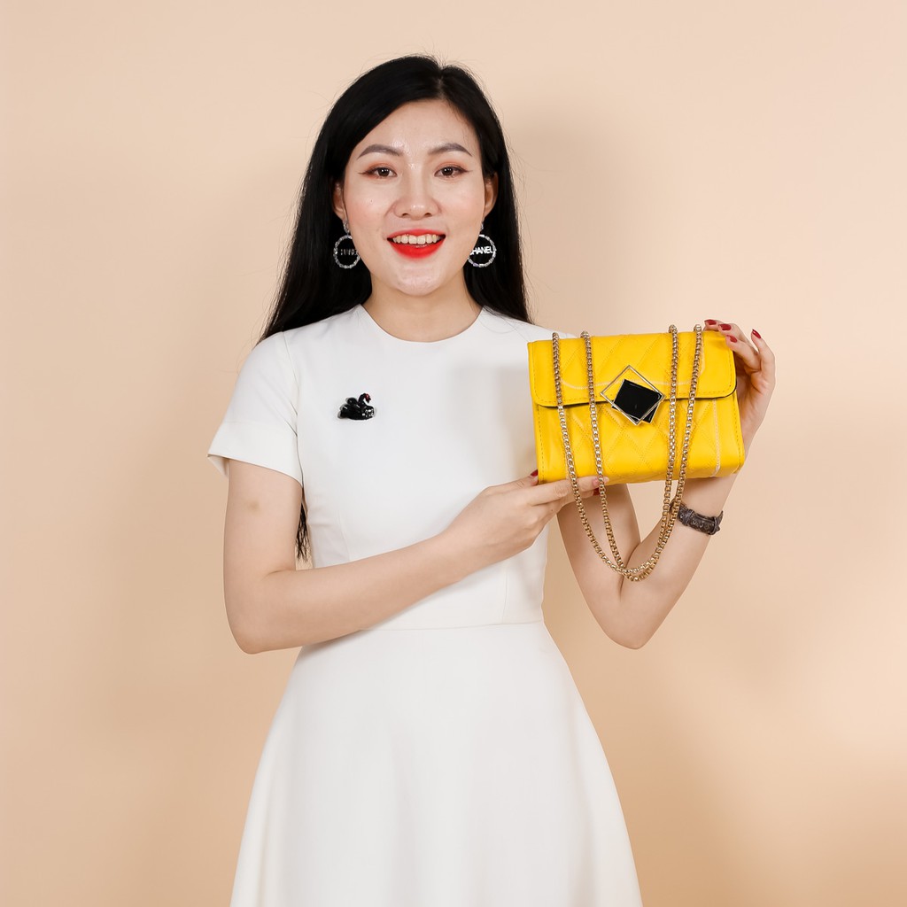 🍒FREESHIP🍒 Túi Xách Nữ Trần Trám Khóa Mặt Kính