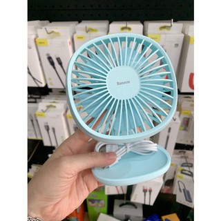 Quạt Baseus Pudding Shaped Chính Hãng - Quạt Mini Để Bàn Chống Ồn
