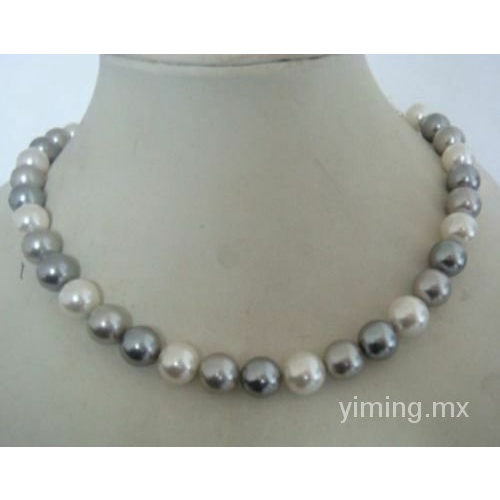 Vòng cổ ĐíNh NgọC Trai Giả NhiềU MàU SắC, 9-10mm 18 "14K