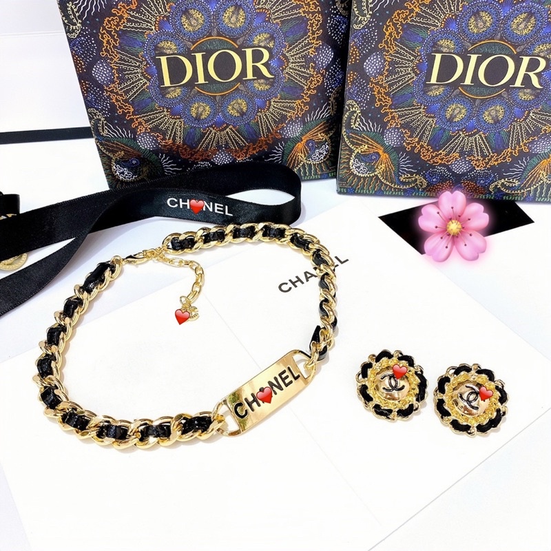 Sét trang sức chà leo hãng cá tính, phụ kiện trang sức hải korea accessories