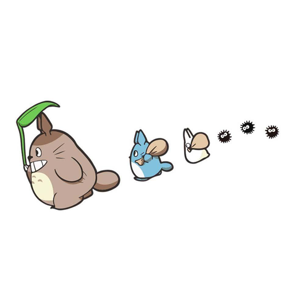 Sticker Dán Xe Hơi Chống Thấm Nước Họa Tiết Hoạt Hình REBUY1 Tonari no Totoro Vui Nhộn DIY