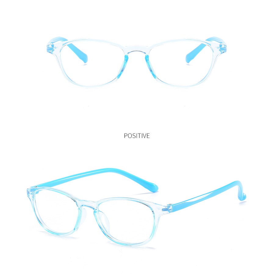 Kính Gọng Kim Loại Nhiều Màu Chống Ánh Sáng Xanh Bảo Vệ Mắt Cho Bé Yêu