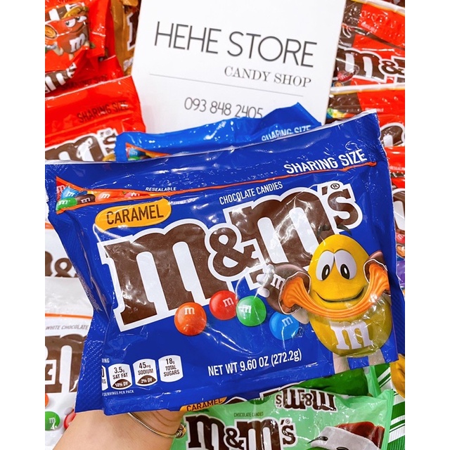 Socola M&amp;M's Mỹ nhiều loại date xa