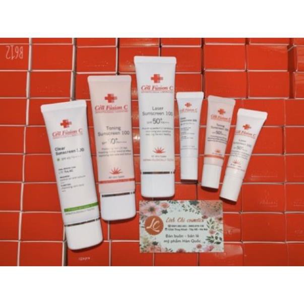 (BẢN NHẬP KHẨU) Kem Chống Nắng Cell Fushion C (Xanh-Đỏ-Hồng) | BigBuy360 - bigbuy360.vn