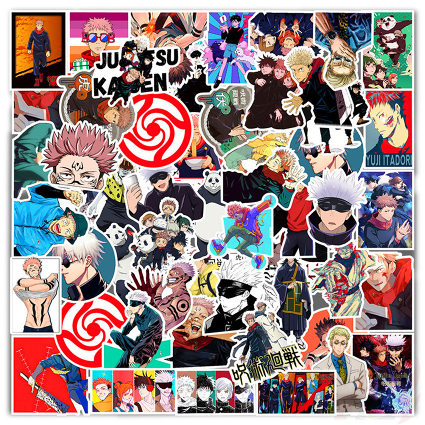 ❉ Jujutsu Kaisen - Series 07 Anime Yuji Itadori Stickers ❉ 50Pcs/Set Waterproof DIY Fashion Decals Doodle Stickers