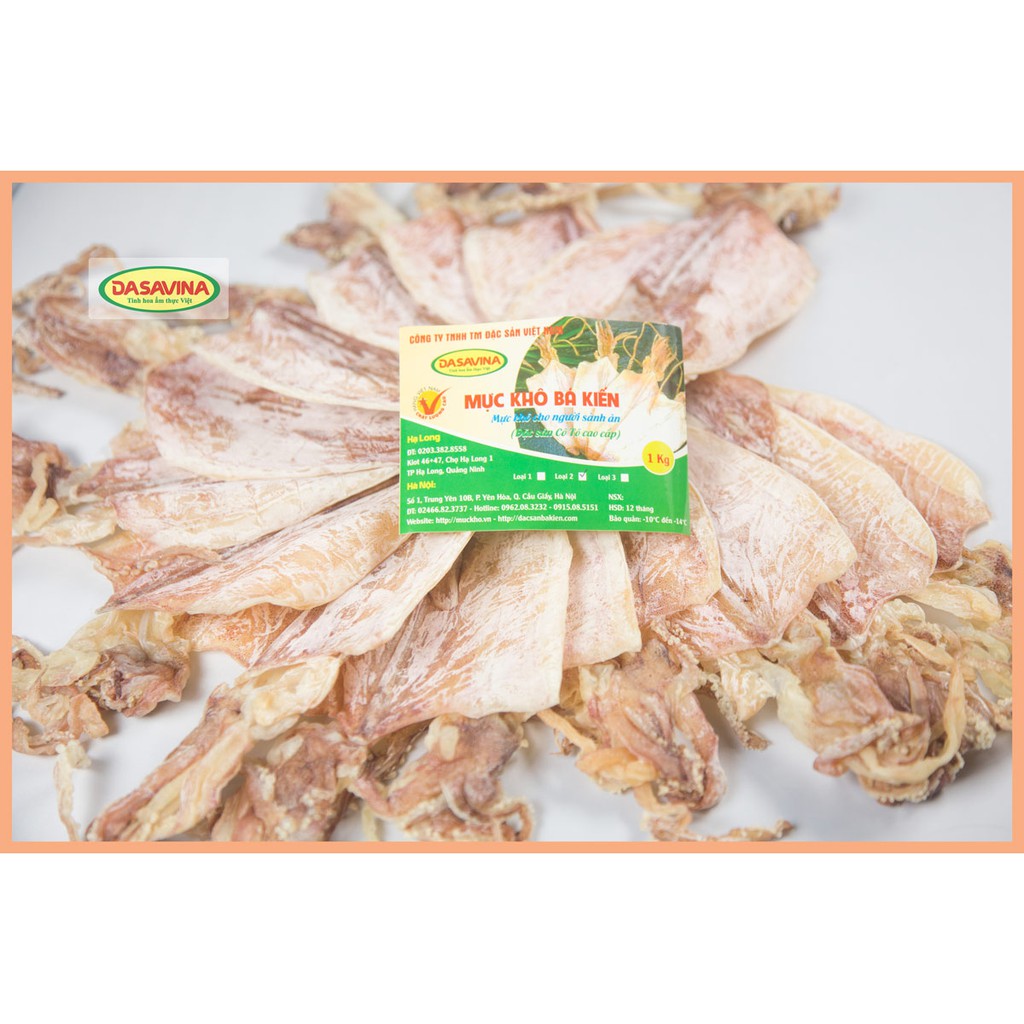 [Đặc Sản] Mực Khô Cô Tô Loại 2 (12-15con/kg)❤️✅ - DASAVINA