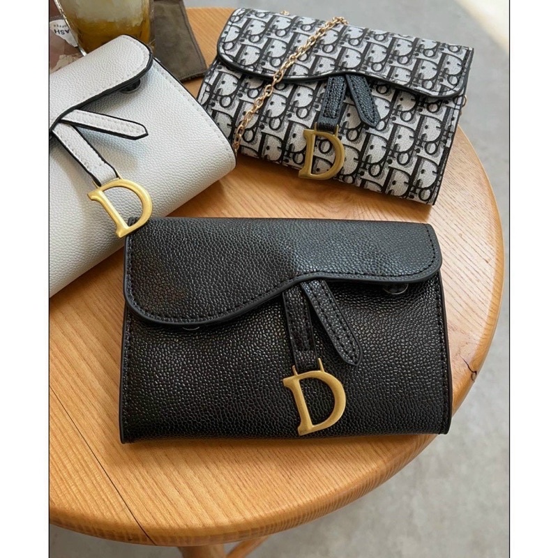 Túi Ví Nữ Mini Đeo Chéo, Túi Xách Nữa Khoá D Thời Trang