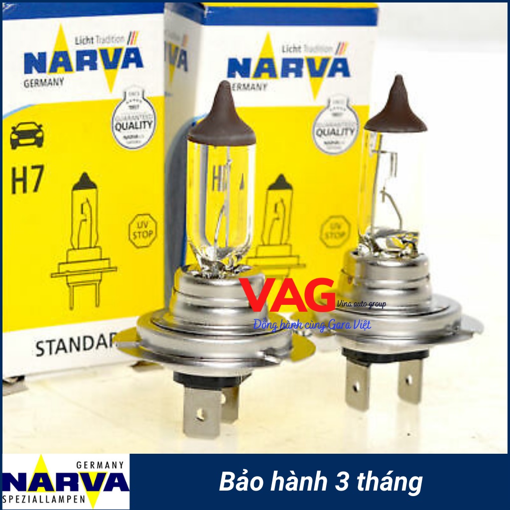 Bóng đèn pha NARVA H7 12V 55W chính hãng  của Đức