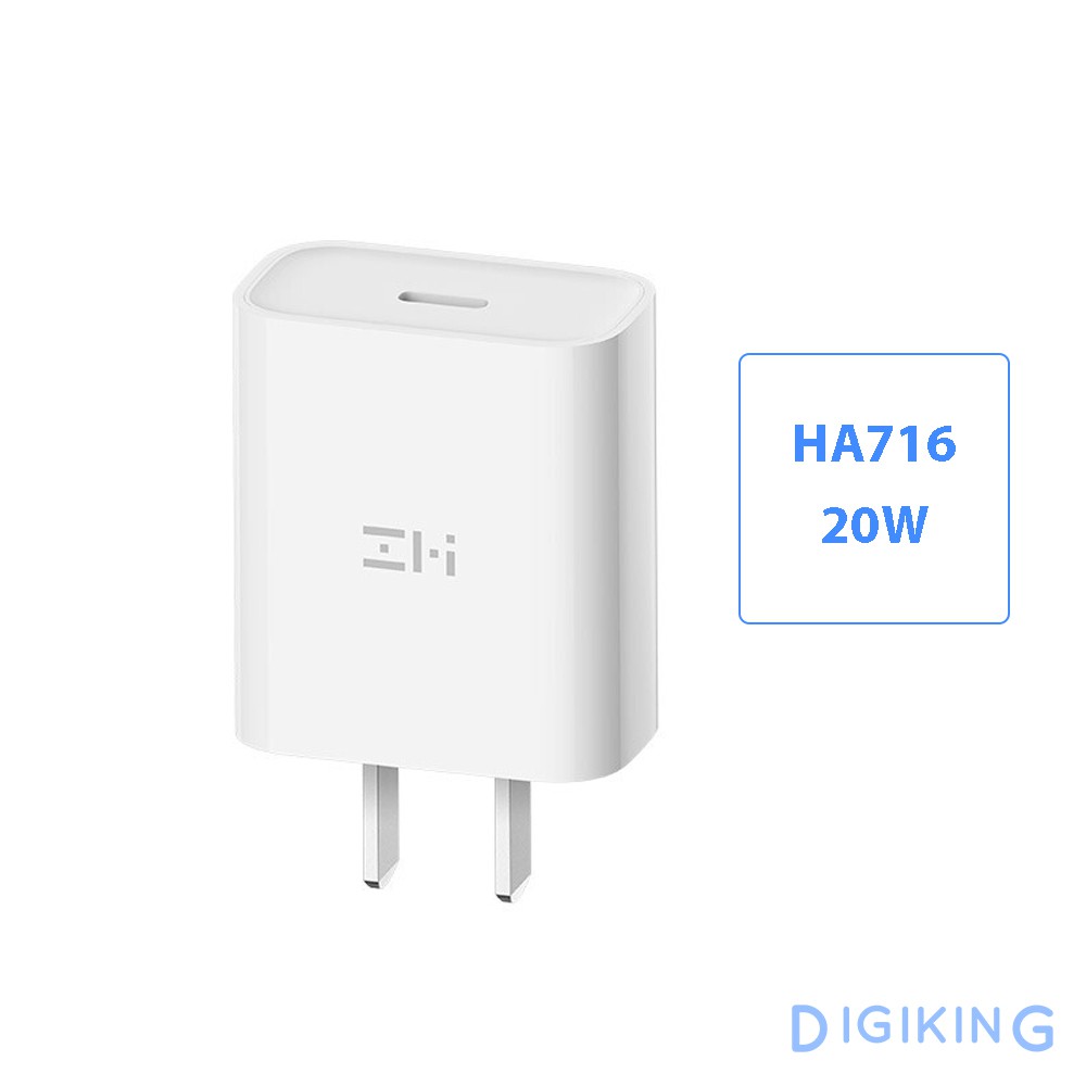 Bộ củ cáp sạc nhanh iPhone 11, 12, 13 Pro Max 18W, 20W Xiaomi Zmi có MFi