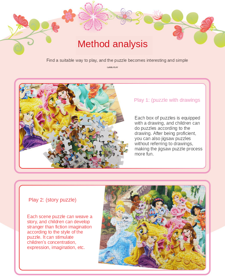 300 Miếng Xếp Hình Công Chúa/Đông Lạnh Mickey Người Nhện 300 Miếng Đóng Hộp Xếp Hình Lạ Mắt Đồ Chơi Cho Trẻ Em Giáo Dục Xếp Hình