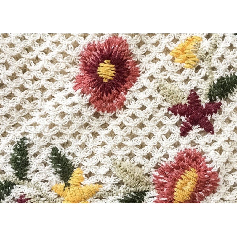 Order áo kiểu nữ thêu hoa Vintage 🌺🌺