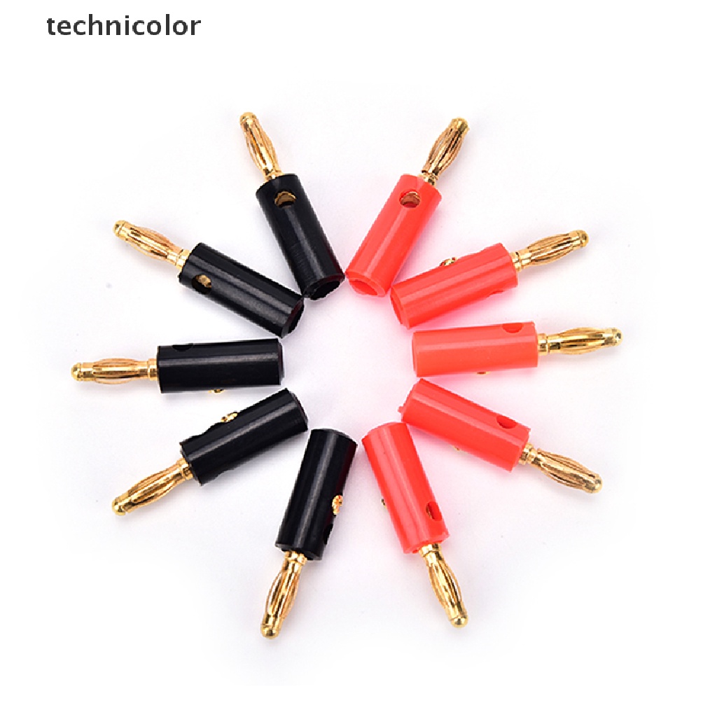 Set 10 Đầu Nối Chuối 4mm Chuyên Dụng Cho Loa Âm Thanh