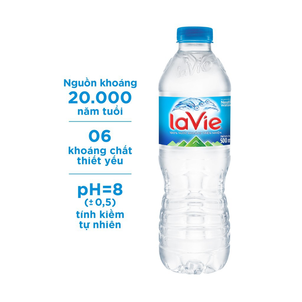 Nước khoáng La Vie 500ml