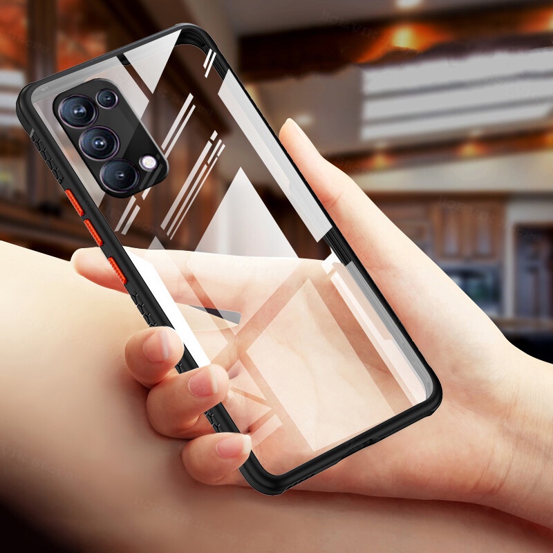 Ốp Lưng Trong Suốt Cho Điện Thoại OPPO Reno5 Reno5 5G Reno5