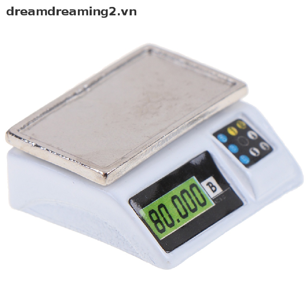 Cân Điện Tử Mini Tỉ Lệ 1: 12 Dành Cho Búp Bê