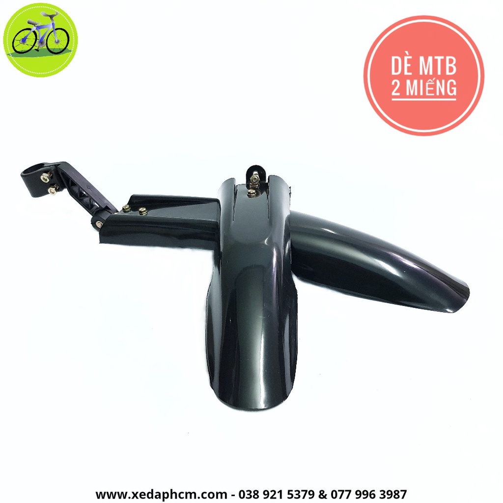 Dè chắn bùn xe đạp thể thao - Vè chắn bùn xe MTB bánh 24,26 inch địa hình 2, 3 miếng