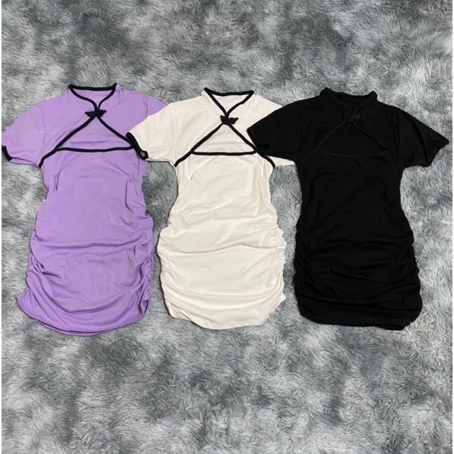 Đầm cổ tàu viền bao chất | BigBuy360 - bigbuy360.vn