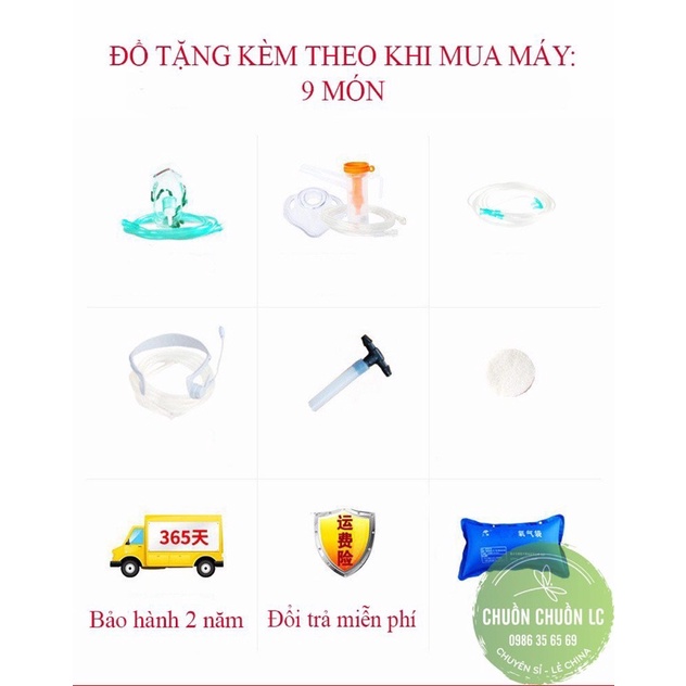 Máy tạo Oxy gia đình SANTAFELL 7 lít, gồm cả chức năng tạo Khí dung