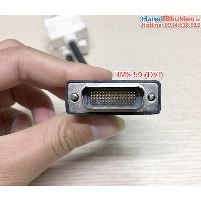 Dây cáp chuyển đổi DMS 59 DVI sang 2 DVI-I 24+5 Dual Link