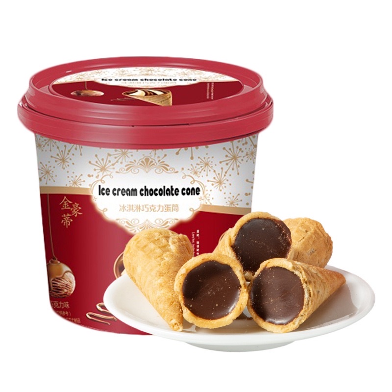 Bánh ốc quế xô Risen ice cream chocolate cone 158gr