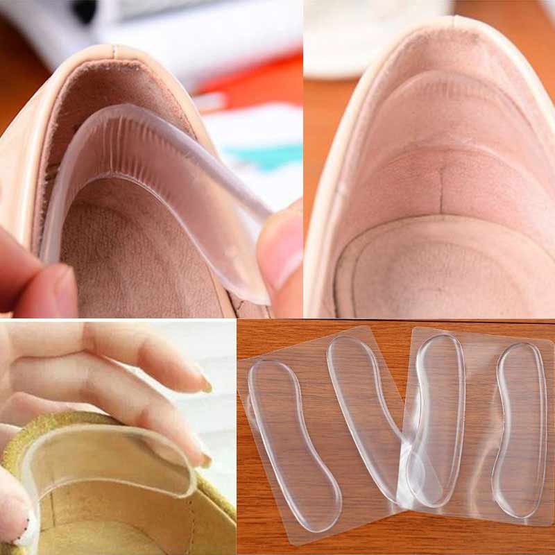 ⛔FREESHIIP⛔ Miếng lót gót giày silicon TRONG  ( 1 đôi )
