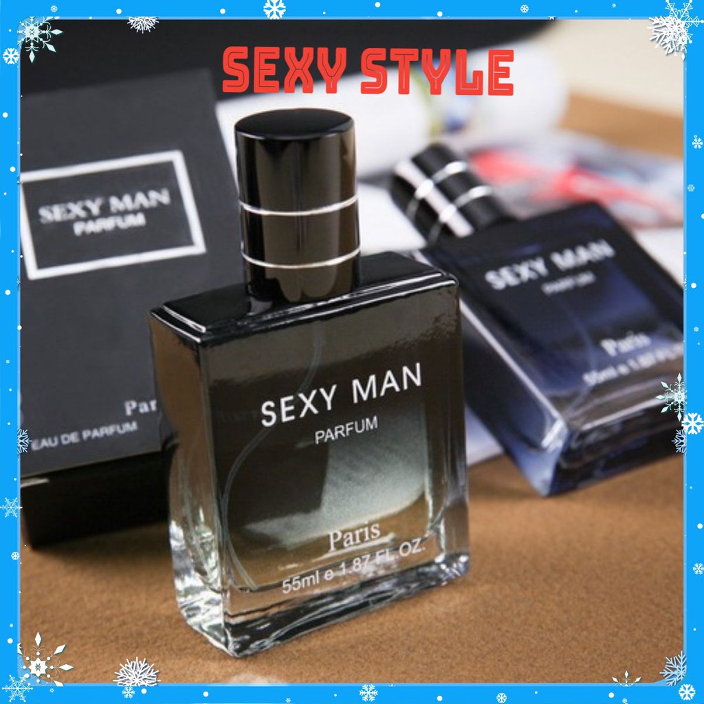 [Sexy Style] Nước Hoa Nam Mini Sexy Man  Nước Hoa Nam Chính Hãng Thơm Lâu Phong Cách Sexy Nam Tính