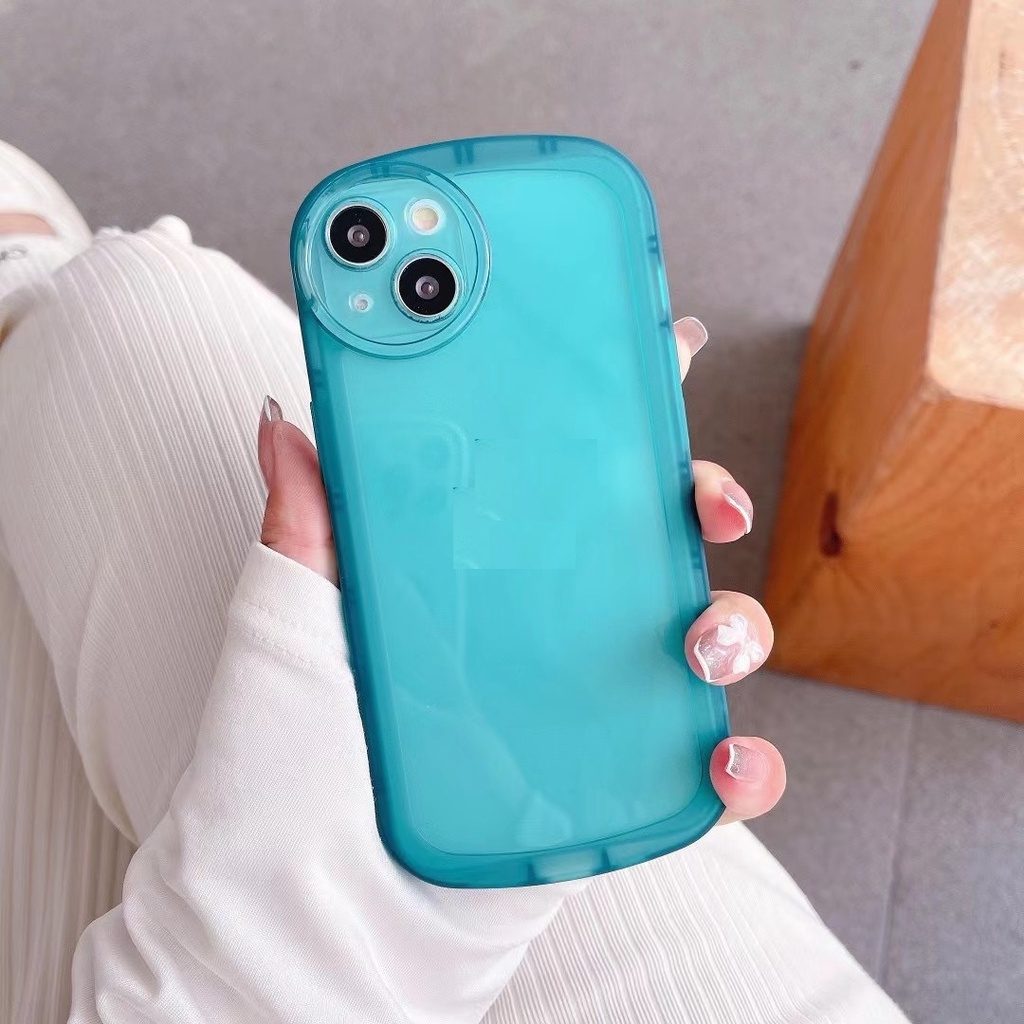 Ốp Điện Thoại tpu Mềm Trong Suốt Hình Elip Đơn Giản Cho Iphone 12 pro max 11 pro max xs max xr x 13promax