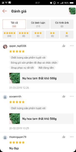 Nụ hoa tam thất BAO TỬ khô 500g | BigBuy360 - bigbuy360.vn