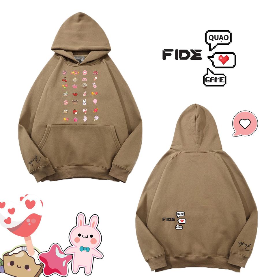 Áo Hoodie FIDE ulzzang unisex QUẠO