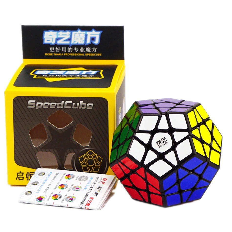 Rubik Megaminx Qiyi Rubik 12 Mặt Khối Lập Phương - Rubik Phát Triển IQ ( Sticker )