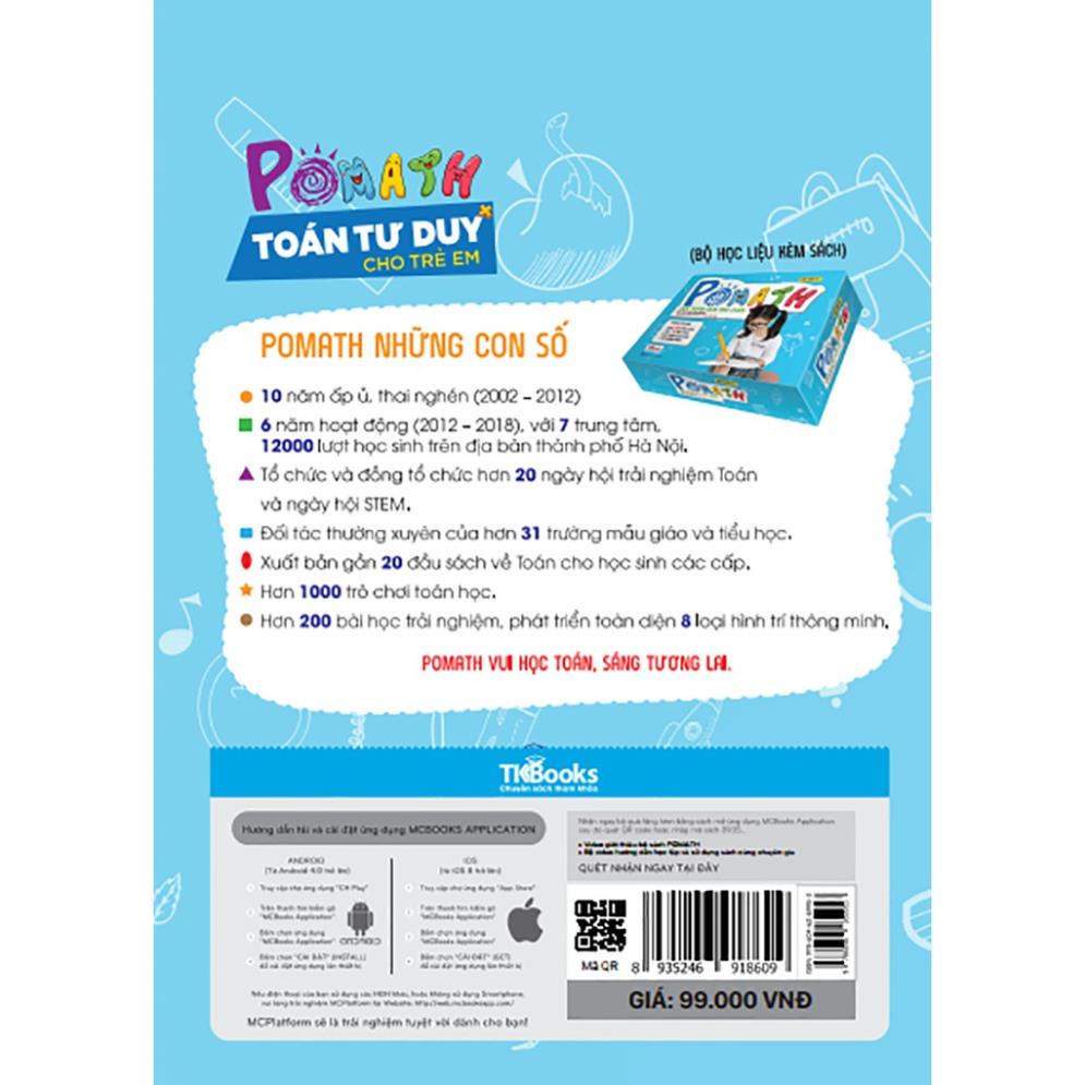 Sách POMath Toán Tư Duy Cho Trẻ Em 4-6 Tuổi Tập 5 MCTK8309