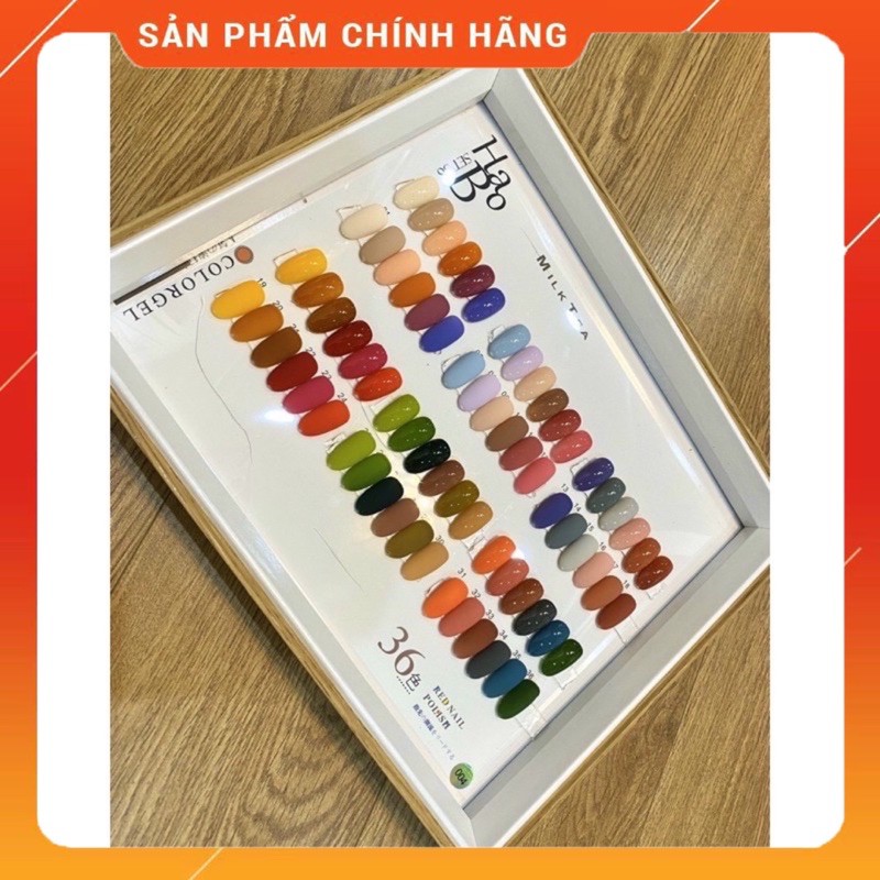 SET SƠN GEL HABO 36 MÀU - TẶNG BẢNG MÀU SƠN SẴN