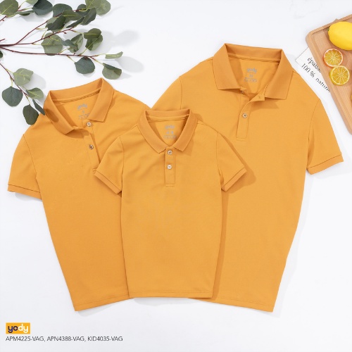 Áo thun Polo Yody phông nữ chất liệu cafe bo trơn thấm hút mềm mịn APN4388 | BigBuy360 - bigbuy360.vn