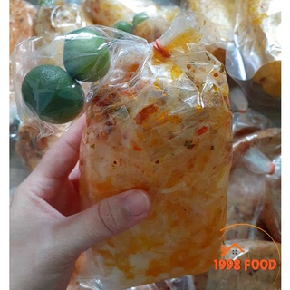 Bánh Tráng Sợi Trộn Tôm Sa tế