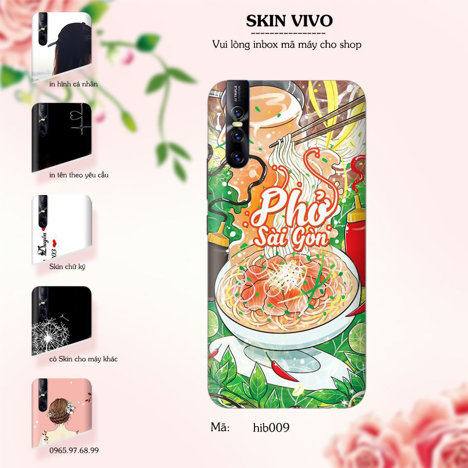 Skin dán cho các dòng điện thoại Vivo V3 max - V5 plus - V9 youth in hình hoạt hình cực bắt mắt