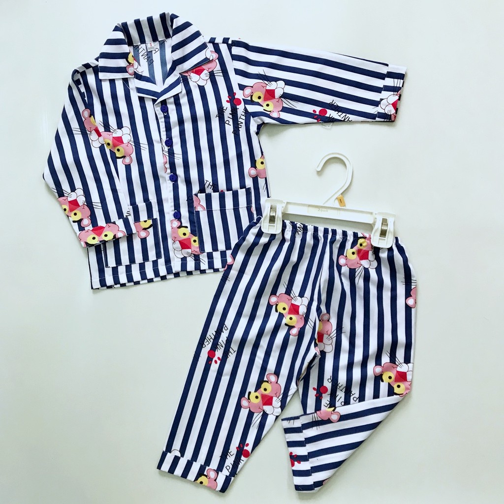 Pijama Vải Kate thái hình Thú nhiều mẫu cho bé 10-45kg