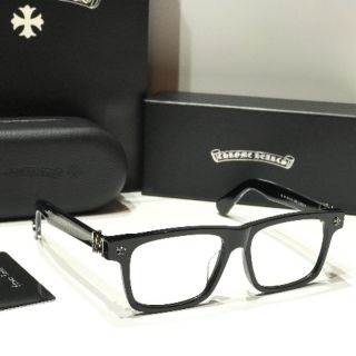 Gọng kính chromeheart frame japan logo si mạ bạc fullbox đầy đủ khăn thẻ hộp