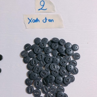 combo 10 nút áo,cúc áo,khuy áo đen