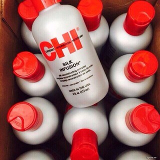 [BillUS] 🌸Tinh dầu dưỡng tóc CHI Silk Infusion 177ml