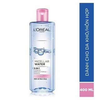 Nước tẩy trang Loreal Micellar Water 400ml