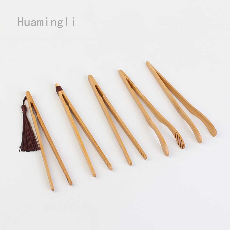 Đồ kẹp thức ăn và trà bằng gỗ tre