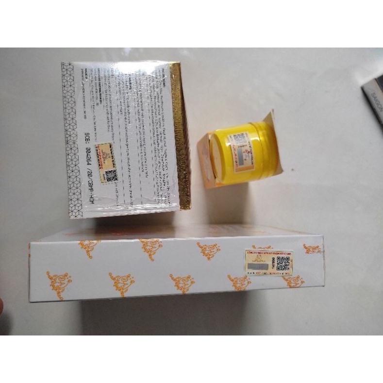 KEM Body Luxury + Kích.trắng X3 +Tắm.trắng Collagen X3 Luxury Combo 5