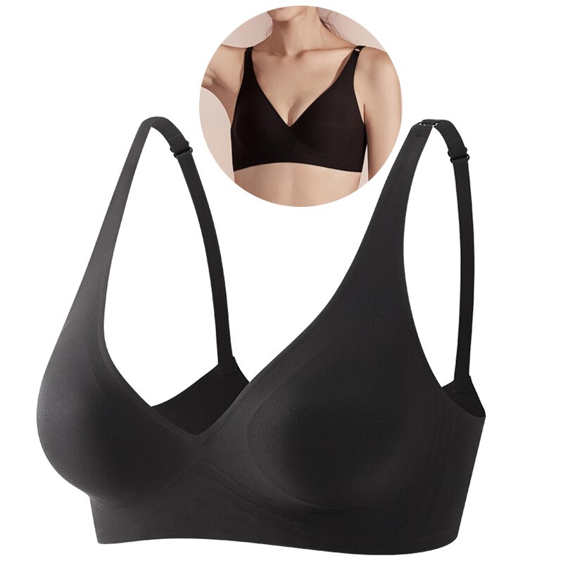 FINETOO Áo Lót Nữ Mềm Mại Nâng Ngực Không Gọng Size S-5XL